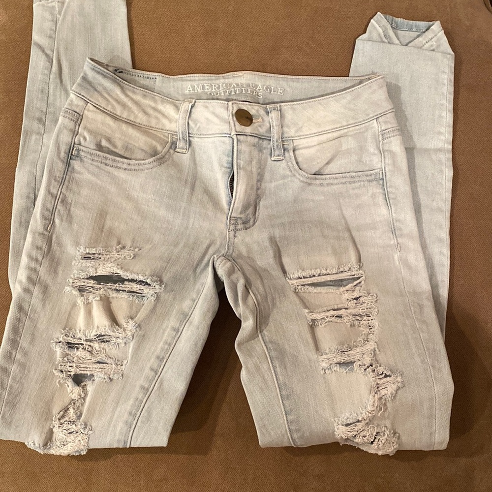 American eagle super low rise jeggings